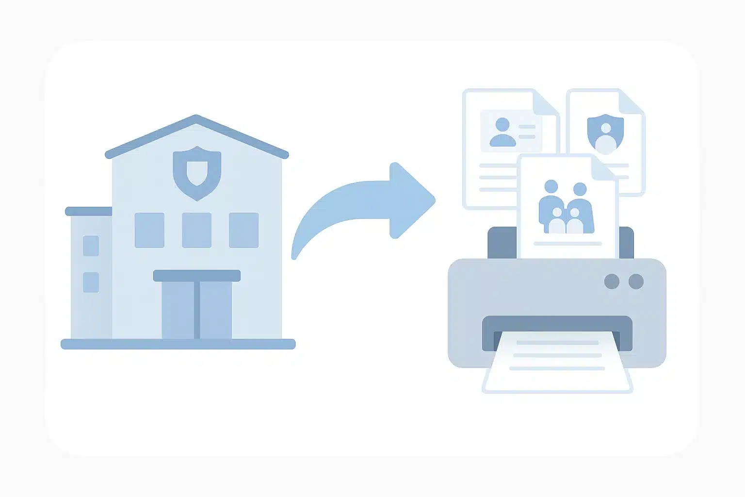 행정복지센터에서 가능한 프린트 종류